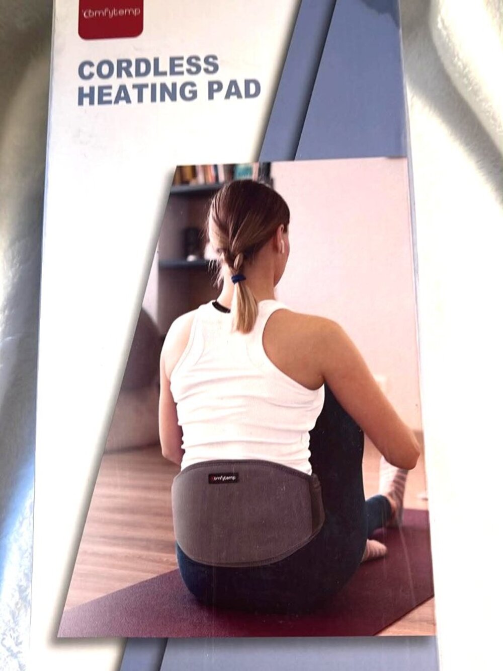 Comfytemp Cordless Heating Pad K9214 • 3 Heat & Vibration Settings • Portable